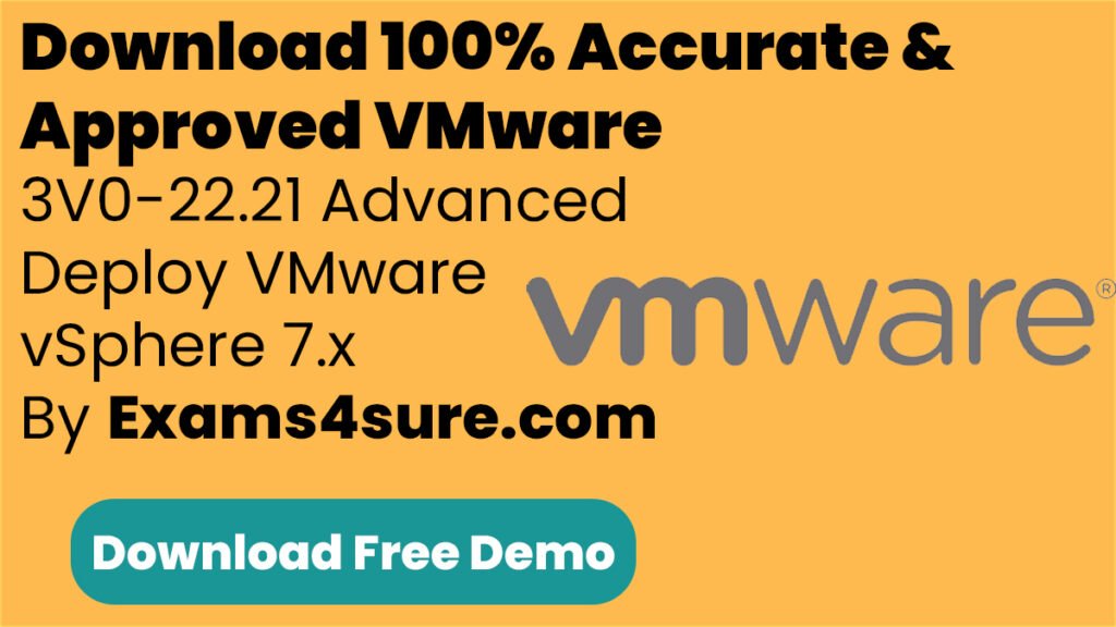 I Failed the VMware 3V0-22.21 Dumps PDF Exam, but Here’s What I Learned! I Failed the VMware 3V0-22.21 Dumps PDF Exam, but Here’s What I Learned!
